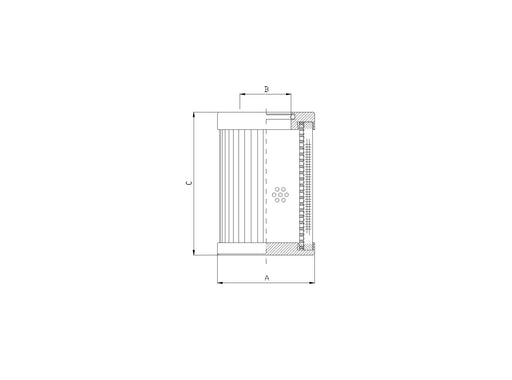 Original FILTREC Hydraulikfilterelement (Druckfilter) D111T60B