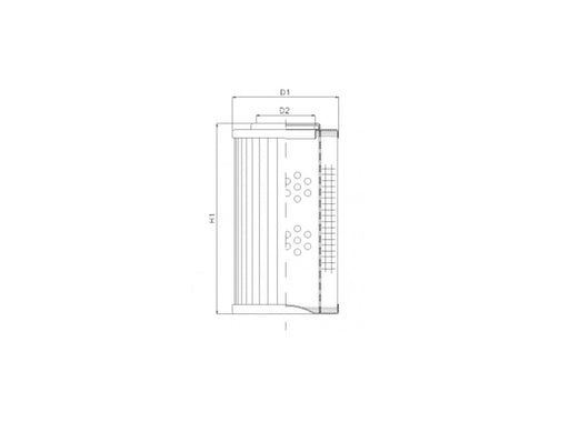 Original FILTREC Hydraulikfilterelement (Druckfilter) D112G15A