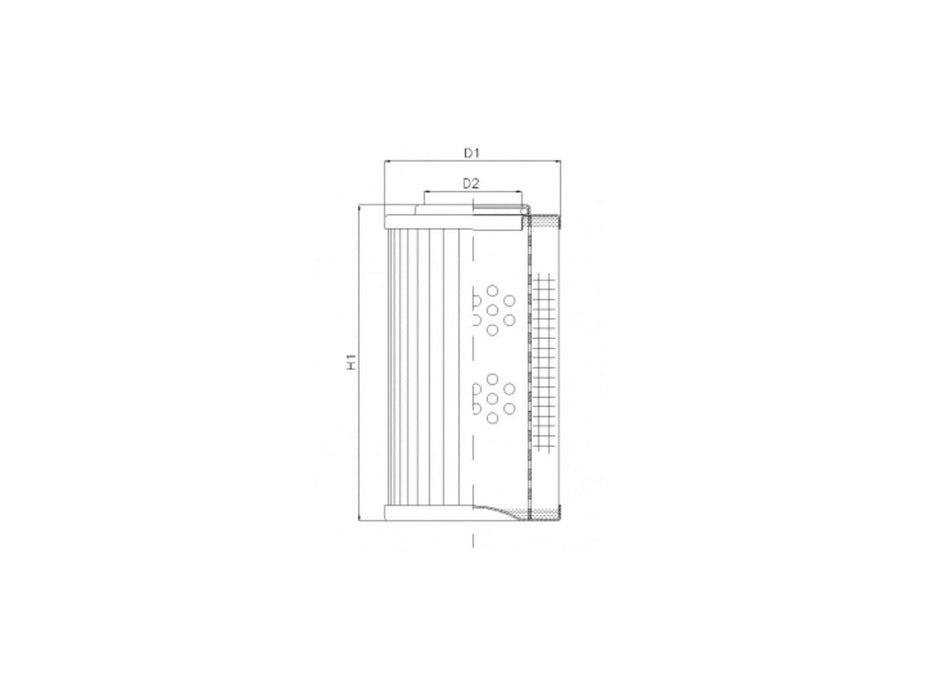 Original FILTREC Hydraulikfilterelement (Druckfilter) D112G15A