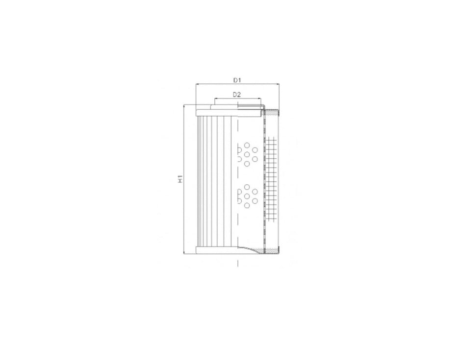 Original FILTREC Hydraulikfilterelement (Druckfilter) D113G10A