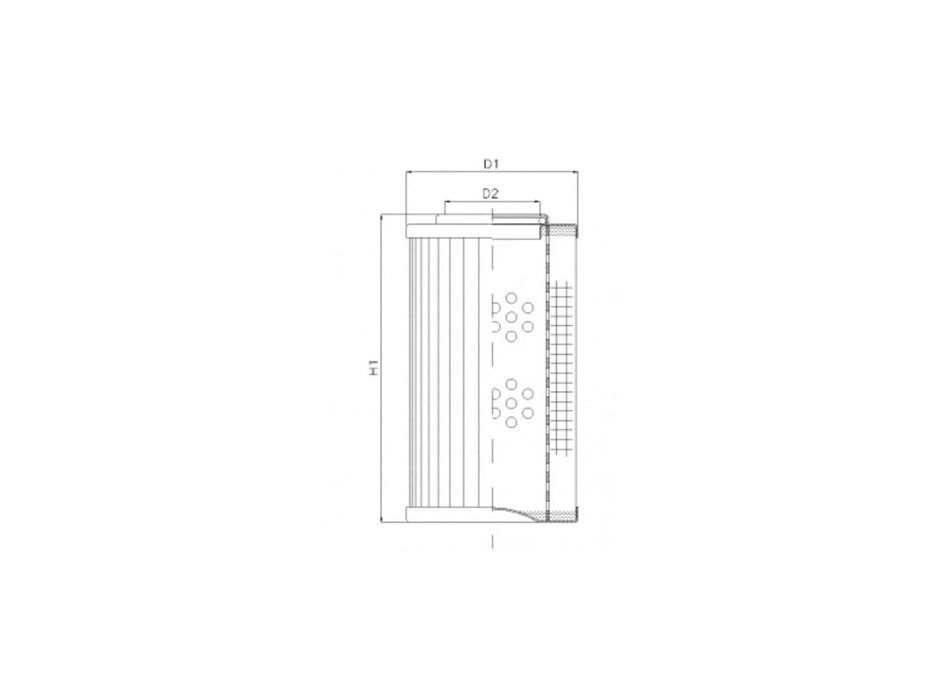 Original FILTREC Hydraulikfilterelement (Druckfilter) D131T125A