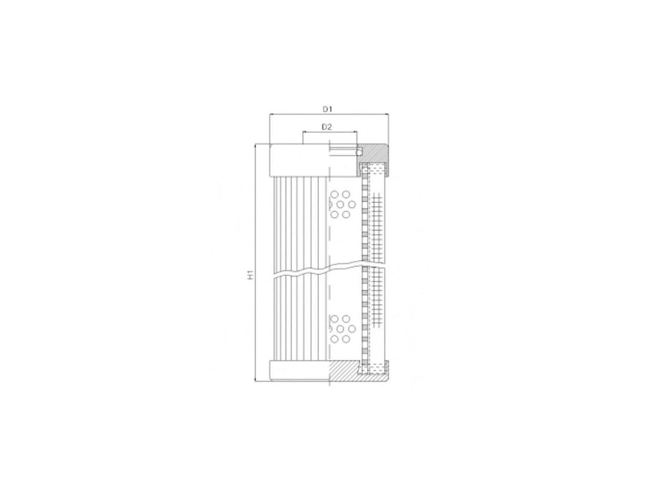 Original FILTREC Hydraulikfilterelement (Druckfilter) D133G25BV