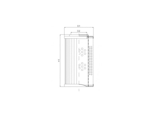 Original FILTREC Hydraulikfilterelement (Druckfilter) DHD110S25B