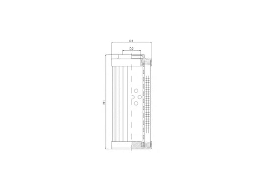 Original FILTREC Hydraulikfilterelement (Druckfilter) DHD55H05B