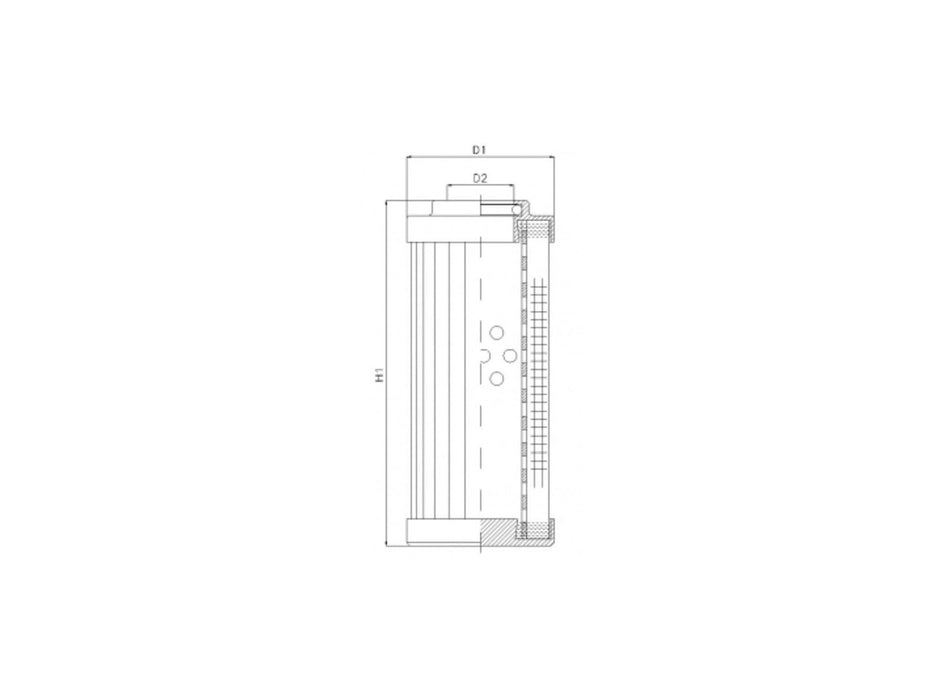 Original FILTREC Hydraulikfilterelement (Druckfilter) DHD55H05B