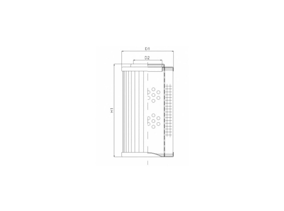 Original FILTREC Hydraulikfilterelement (Druckfilter) DVD2560E10B