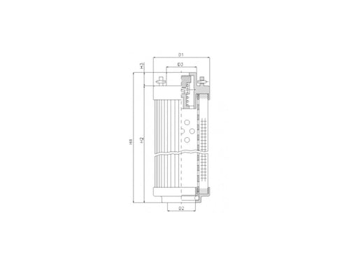 Original FILTREC Hydraulikfilterelement (Rücklauffilter) RHR240G03B0/AB1