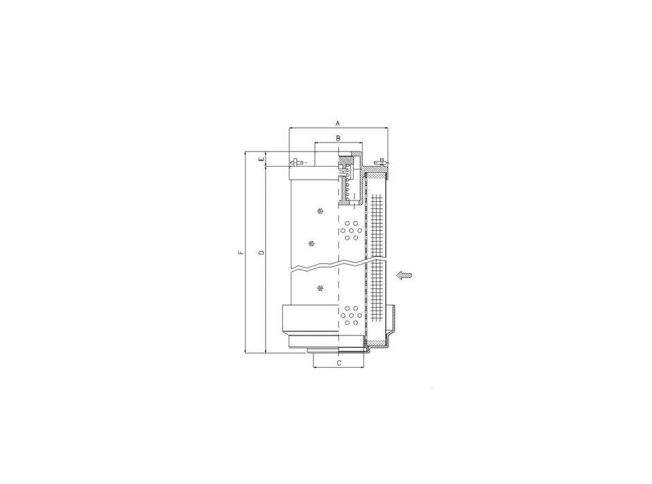 Original FILTREC Hydraulikfilter WX521