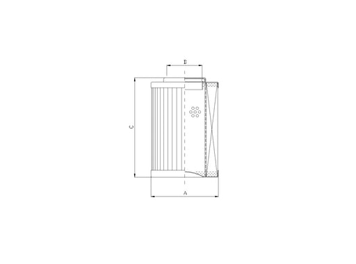 Original FILTREC Hydraulikfilterelement (Druckfilter) XD040T80A