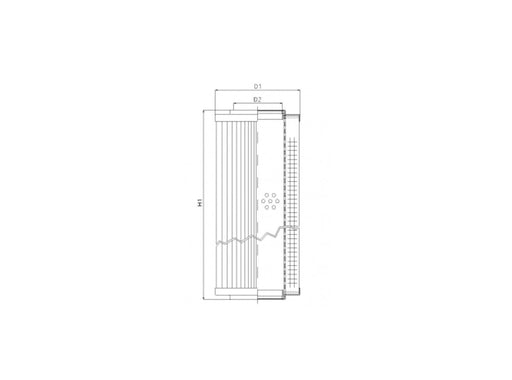 Original FILTREC Hydraulikfilterelement (Rücklauffilter) XR063G10V