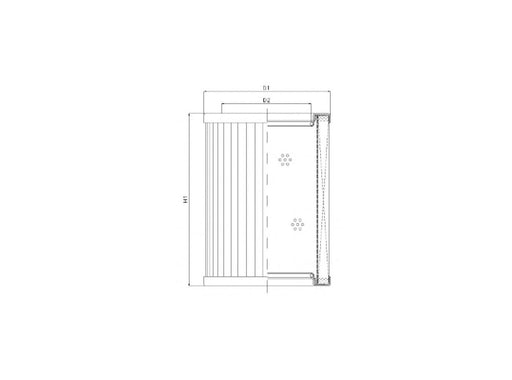 Original FILTREC Hydraulikfilterelement (Rücklauffilter) XR1000G15