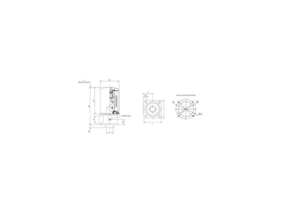 Original FILTREC Rücklauffilter FA221G25BMBB7R9