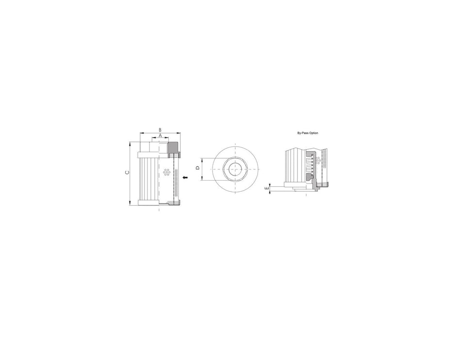 Original FILTREC Saugfilter (Anschraubelement) FS134B6T125