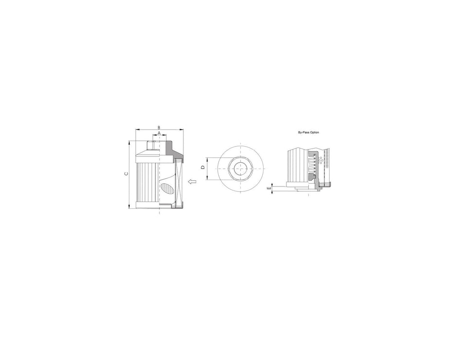 Original FILTREC Saugfilter (Anschraubelement) FS176B6T250B