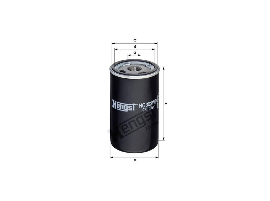 Original Hengst Ölfilter SpinOn HG353WD