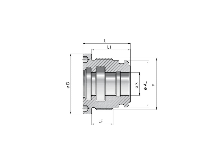 Kolbenstangenführung 250 bar Serie Ø63/30mm