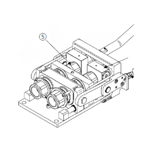 Pister Taklock Kupplung DN25 maschinenseitig (PMK-25) – Zeichnung