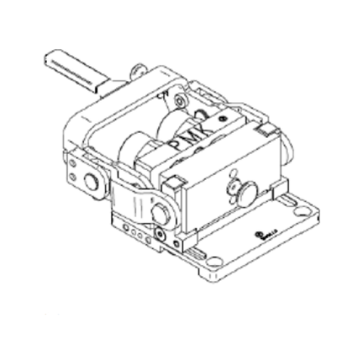 Pister Taklock Kupplung für Radlader (PMK-20/20-1) – Zeichnung