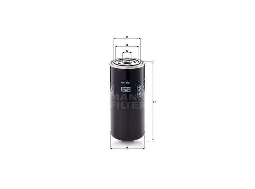 Original MANN-FILTER Ölfilter SpinOn WD 962