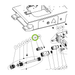 OilQuick Schnellkupplung, Muffe 1/4" – Position 19 in Ersatzteilzeichnung OQ 60-5 - Schnellwechsler mit Sicherungsring gesicherten Schnellkupplungen (Ausschnitt), Art.-Nr. 4118459