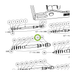 OilQuick O-Ring – Position 15 in Ersatzteilzeichnung OQ 70 - Geräterahmen für hydraulische Geräte (Ausschnitt), Art.-Nr. 7160050