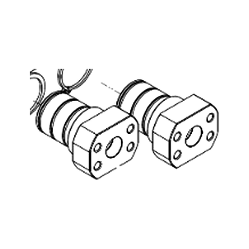 Pister Taklock Kupplungsstecker DN25 (SAE) – Zeichnung, Art.-Nr. 950-999-020