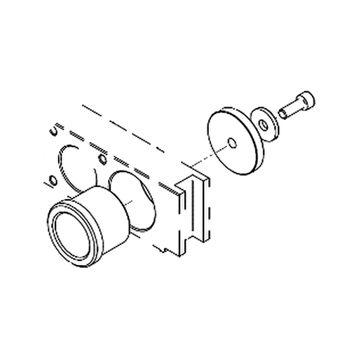 Pister Taklock Schutzkappe DN20 Rectus – Zeichnung, Art.-Nr. 95-020-064