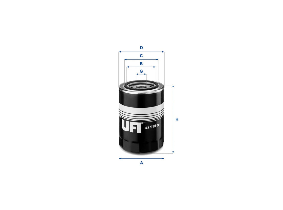 Original UFI Filters Ölfilter SpinOn 23.113.00