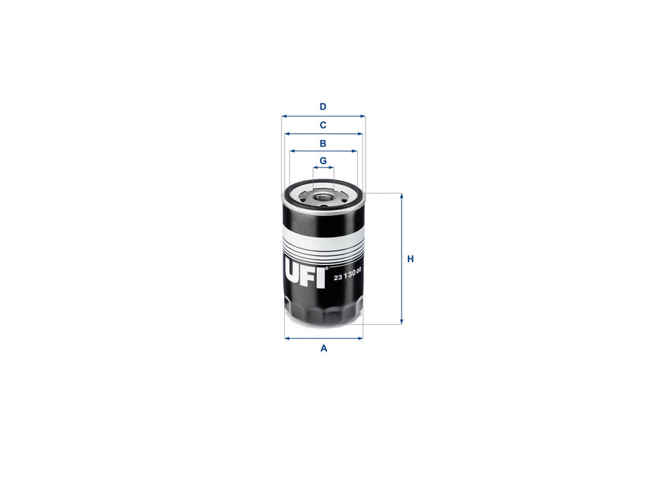Original UFI Filters Ölfilter SpinOn 23.130.00