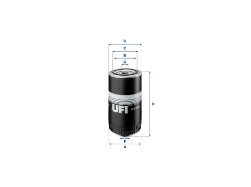 Original UFI Filters Ölfilter SpinOn 23.156.03