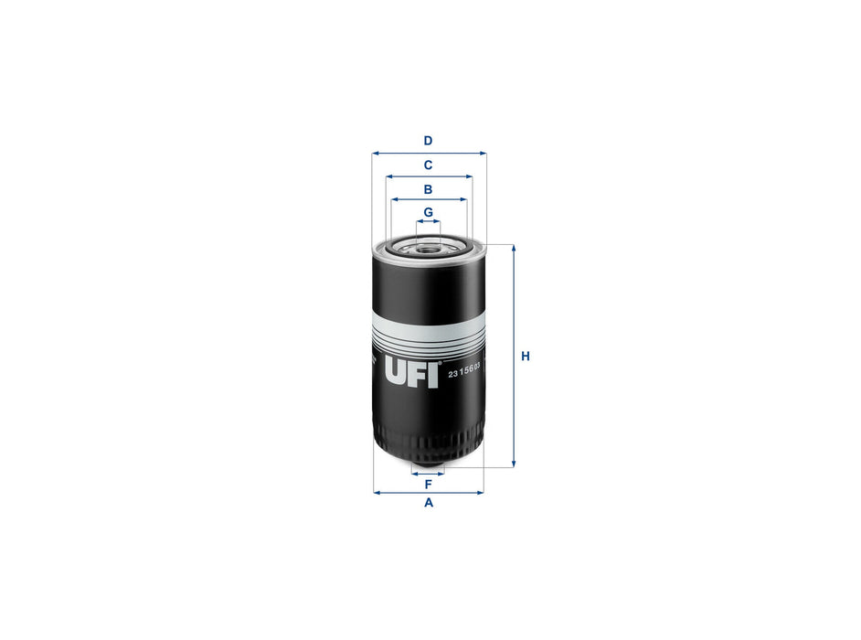Original UFI Filters Ölfilter SpinOn 23.156.03