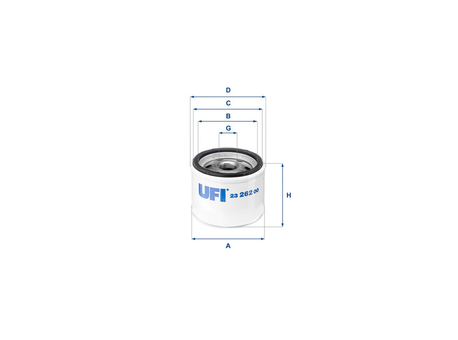 Original UFI Filters Ölfilter SpinOn 23.262.00