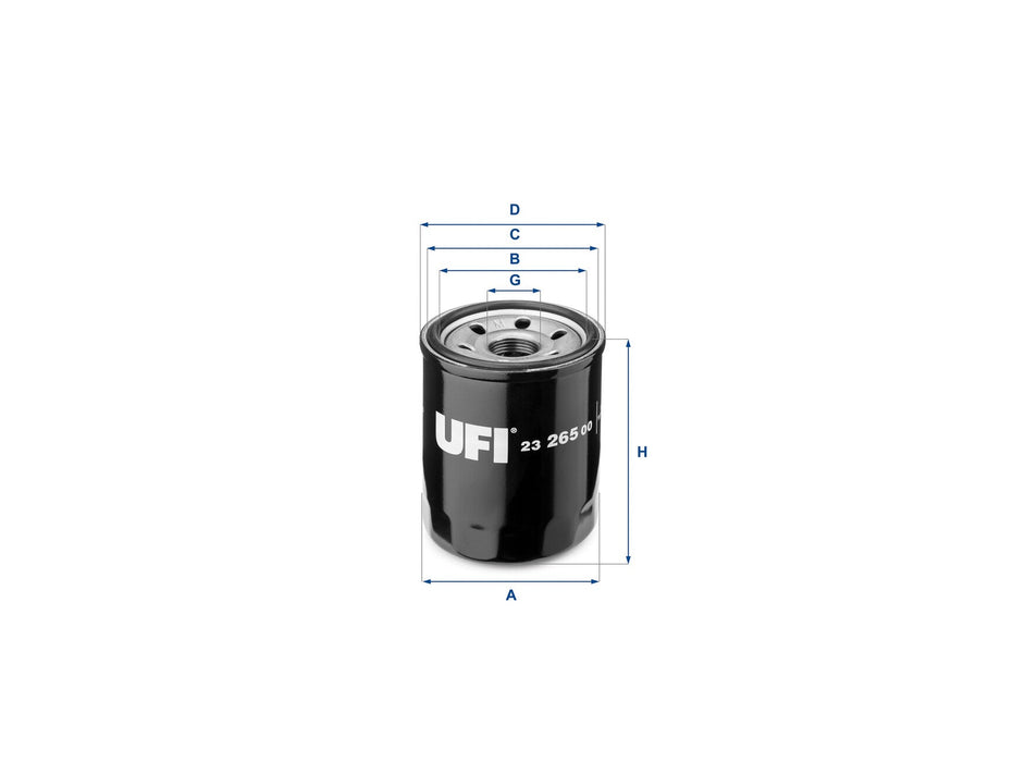 Original UFI Filters Ölfilter SpinOn 23.265.00