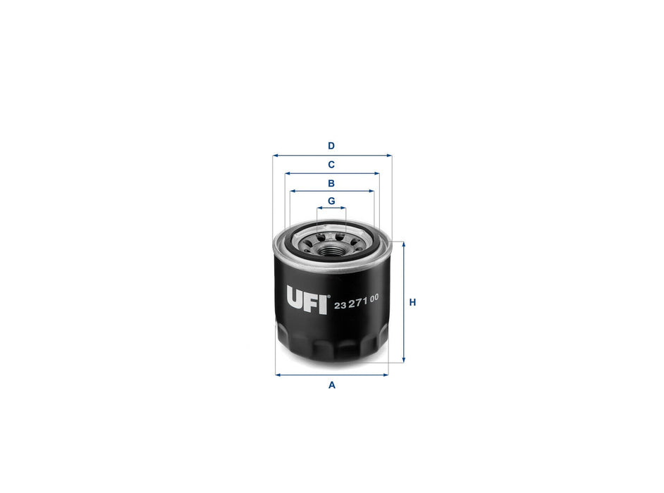 Original UFI Filters Ölfilter SpinOn 23.271.00