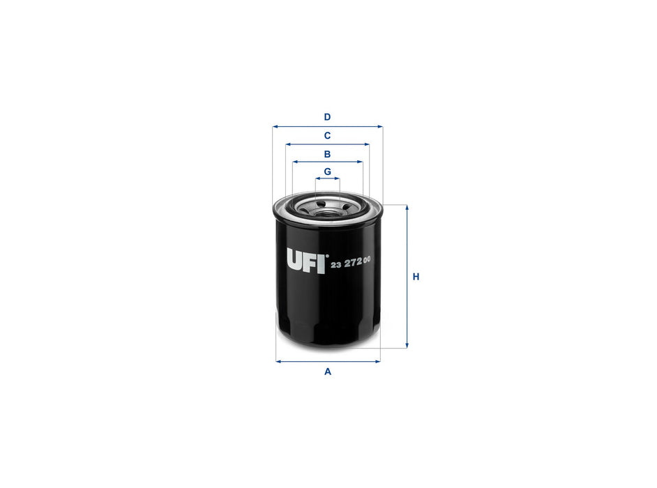 Original UFI Filters Ölfilter SpinOn 23.272.00
