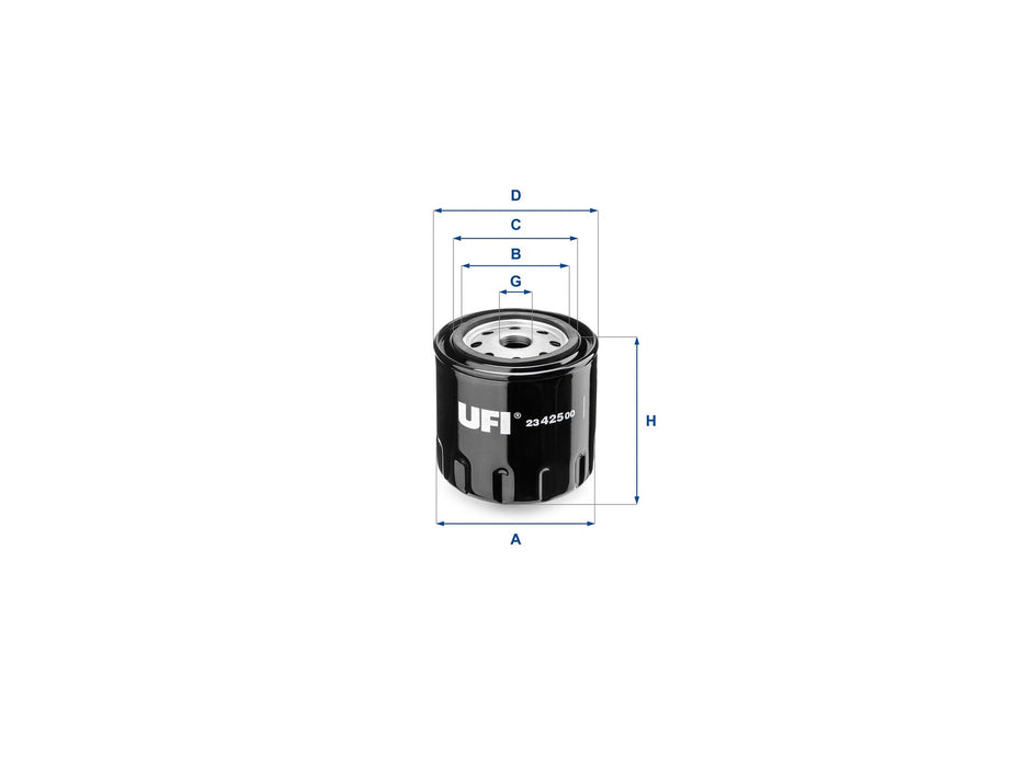 Original UFI Filters Ölfilter SpinOn 23.425.00