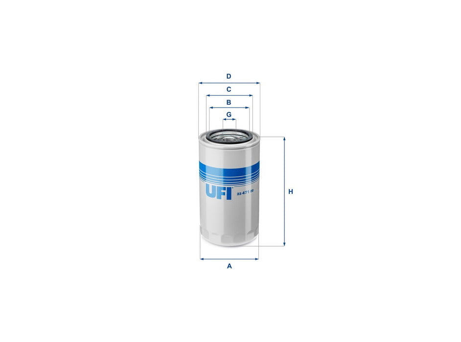 Original UFI Filters Ölfilter SpinOn 23.471.00
