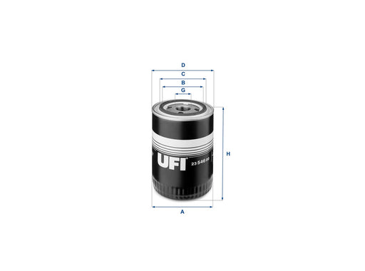 Original UFI Filters Ölfilter SpinOn 23.546.00