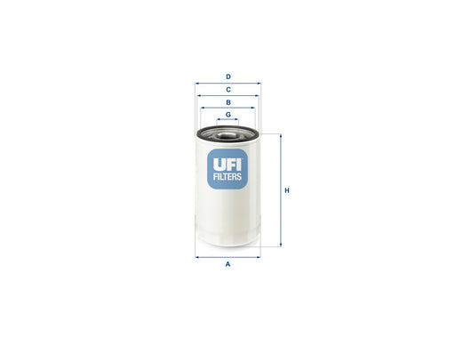 Original UFI Filters Ölfilter SpinOn 80.041.00