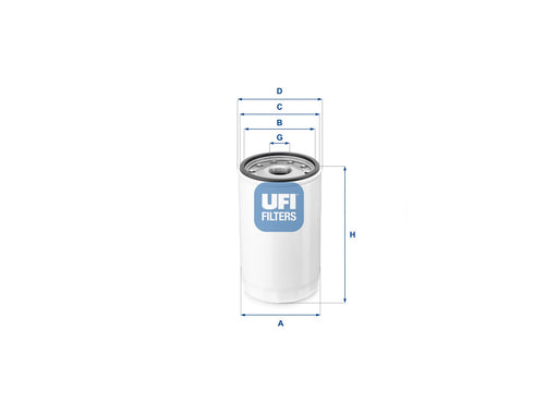 Original UFI Filters Ölfilter SpinOn 80.043.00