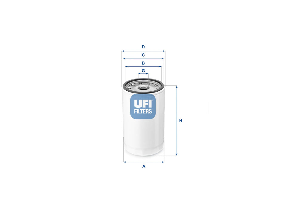 Original UFI Filters Ölfilter SpinOn 80.043.00