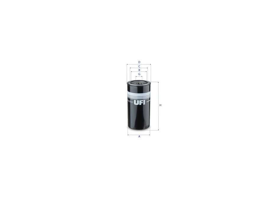 Original UFI Filters Ölfilter SpinOn 86.010.00
