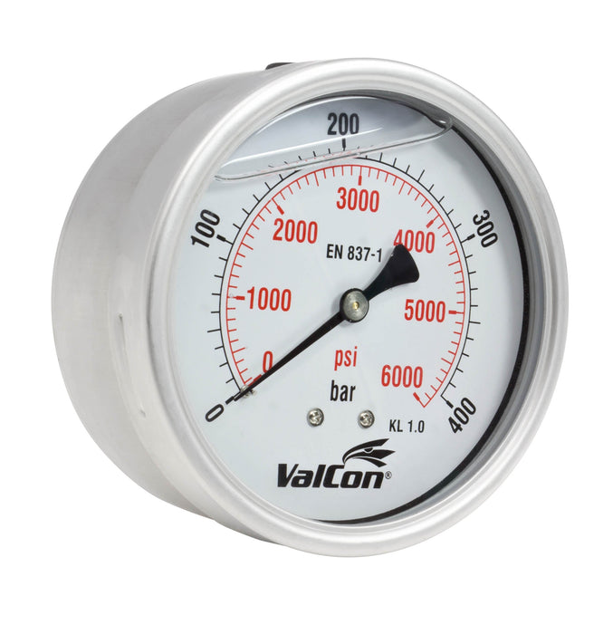 ValCon ValCon®manometer ng100 | Anschluss Hinten |BAR/PSI - VC-MANO100PH-40 | G1/2" | 0-40 BAR